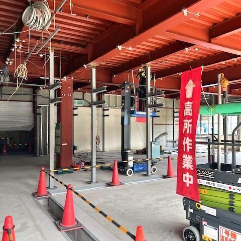 ㈱豊田自動織機　高浜技術2号館スタンション設置工事