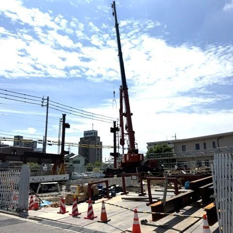 （仮称）医療法人清雅会　シバタ歯科新築工事　鉄骨建方